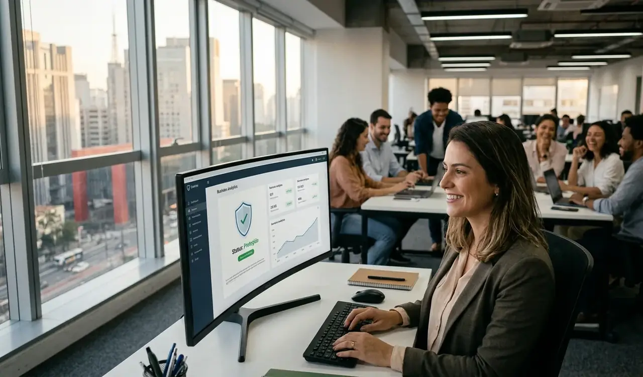 Conteúdo sobre beneficios do antivirus empresarial da empresa de TI 8sa e suporte de TI para empresas