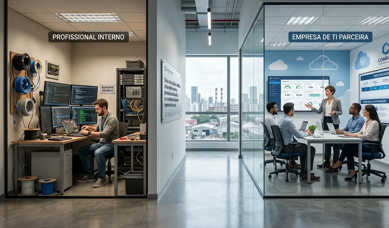 Empresa de TI ou profissional interno: qual escolher?