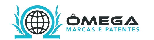 Logo Ômega Marcas e Patentes